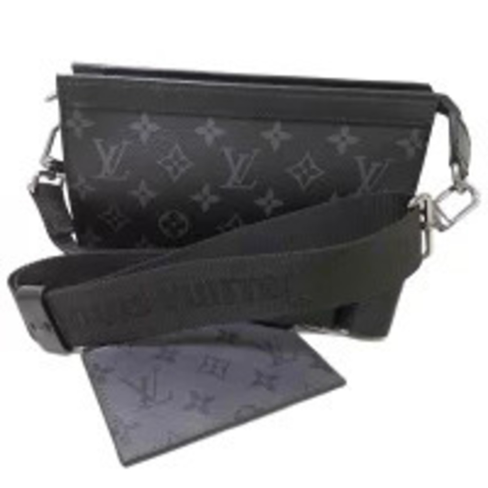 LOUIS VUITTON Gaston Wearable Wallet Monogram Eclipse Black SA